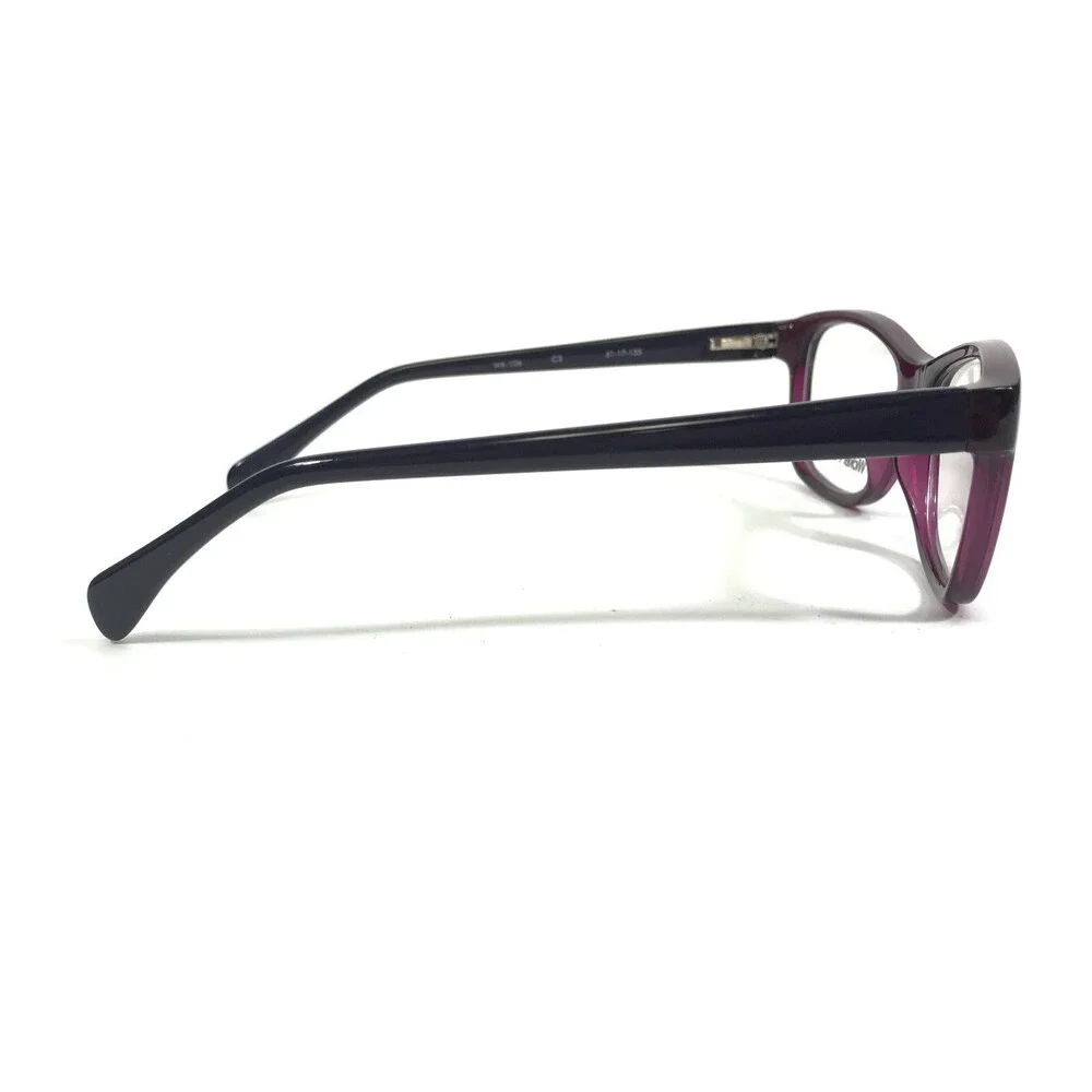 Wicker Park Eyeglasses Frames WK-106 C3 Purple Cat Eye Full Rim 51-17-135